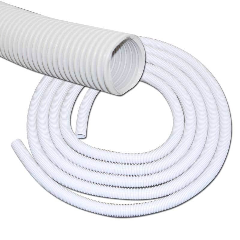 Light Grey Crushproof Air Hose - 60 X 1 3/8 - Central Vacuum Hoses