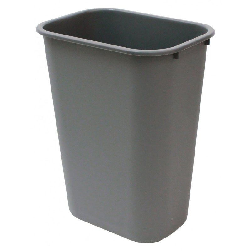 Light Trash Can Bin Grey Wastebasket 10.25 gal (38L)