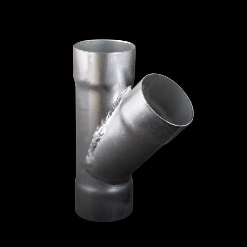 Metal Central Vacuum Commercial Fitting - 45 Degree Wye Tee - Central Vacuum Parts