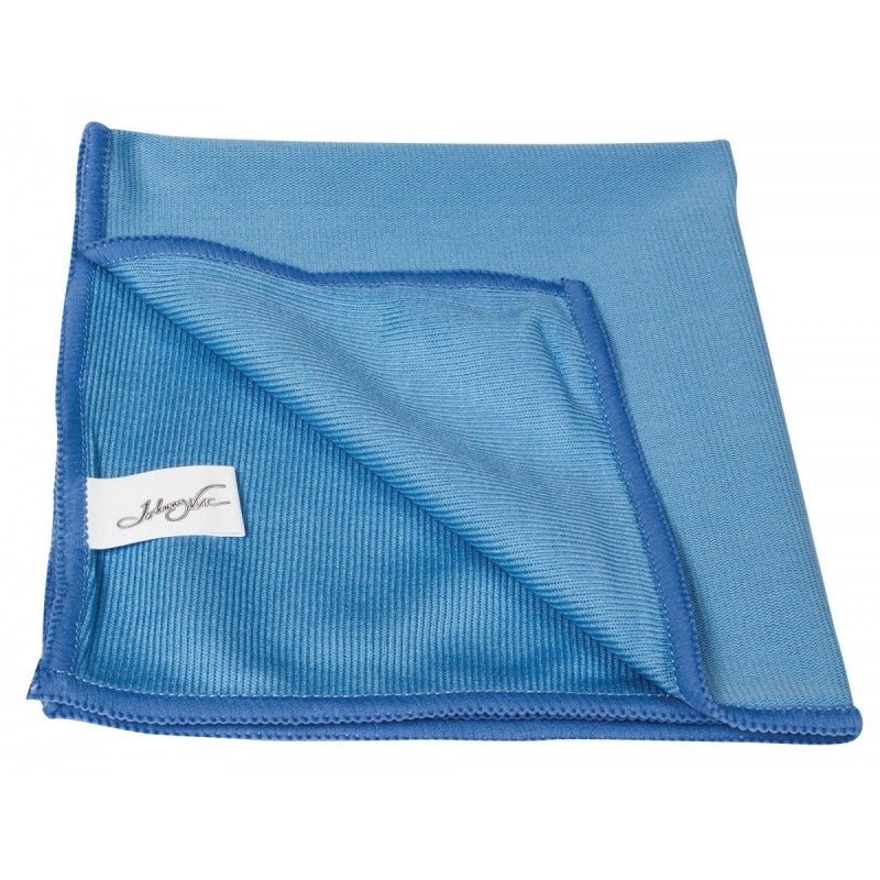 Microfiber Cloth for Window Cleaning 14" X 14" Blue