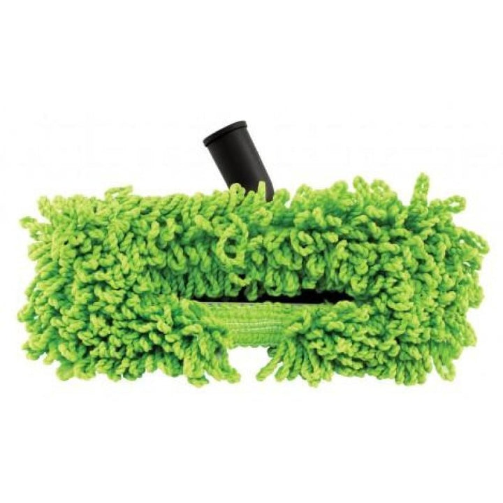 Microfiber Dust Mop 1 ¼" Cleaning Path 12" Black & Green