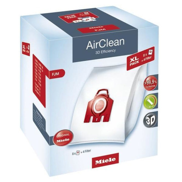 Miele FJM AirClean 3D Vacuum Bags and Filter XL-Pack - Vacuum Bags