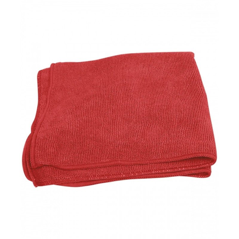 Multi-Purpose Microfiber Cloth 16" x 16" Red