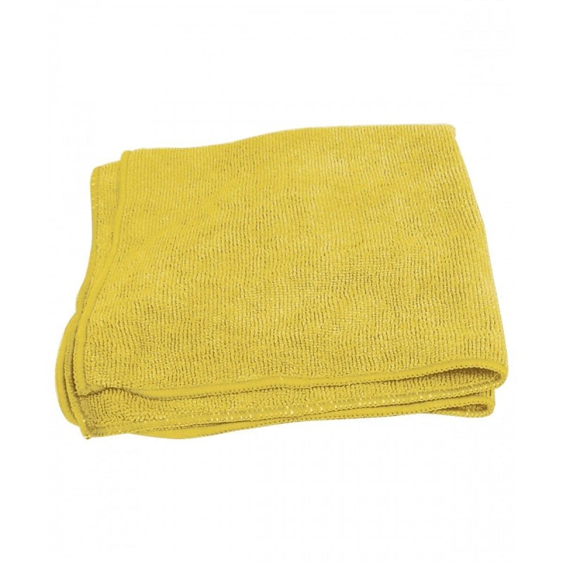 Multi-Purpose Microfiber Cloth 16" x 16" Yellow