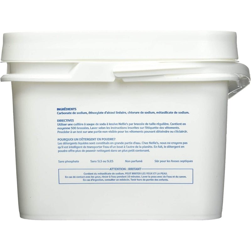 Nellie’s Laundry Soda - 500 Load Bucket - Cleaning Product
