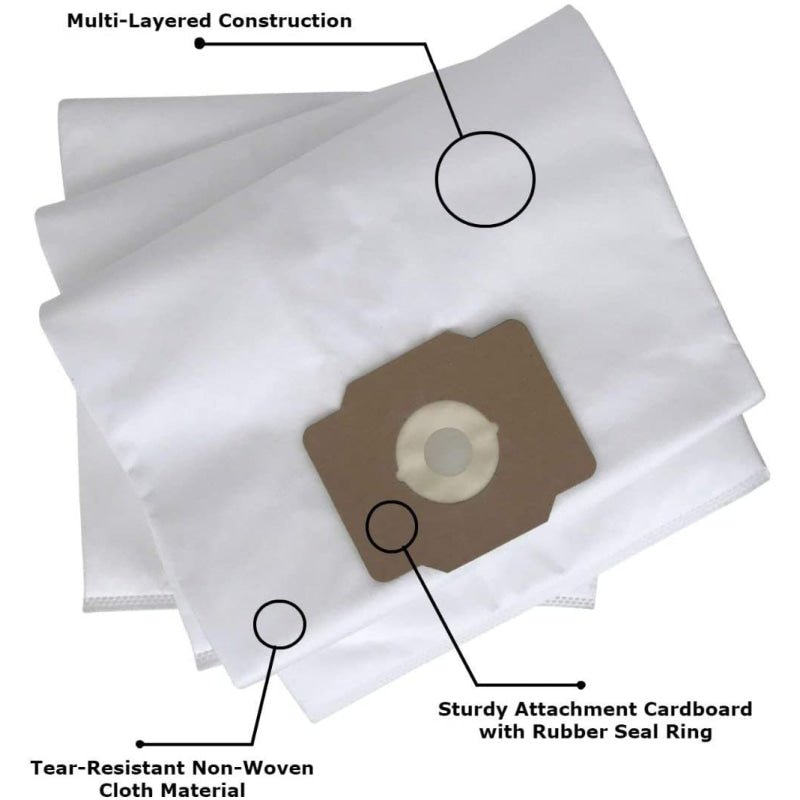 Central Vacuum HEPA Bags - 10 Pack - Vacuum Bags