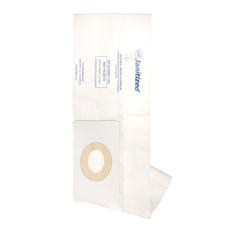 NSS Pacer 30 Paper Bags From Janitized 3PK-3190791 - Vacuum Bags