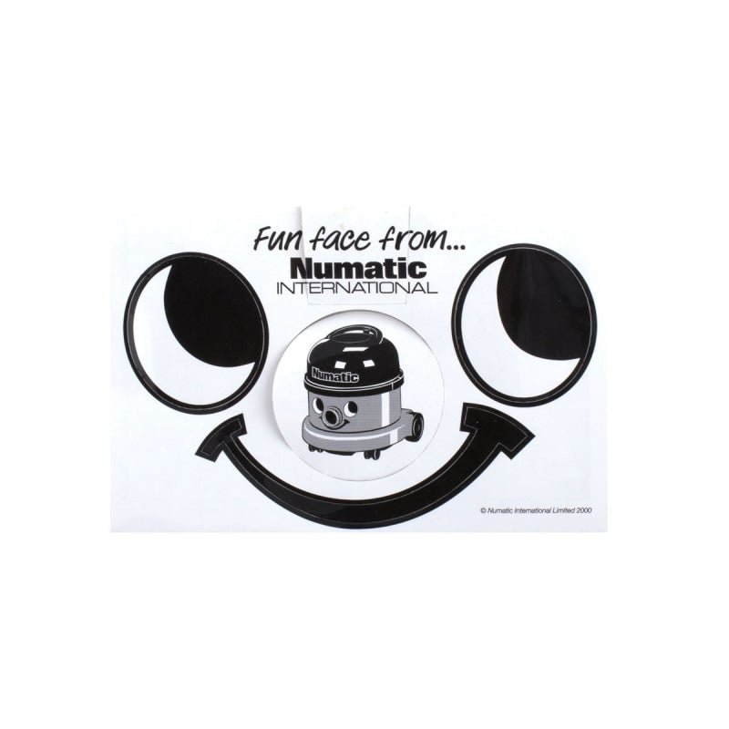 Numatic Happy Face Sticker - Vacuum Parts