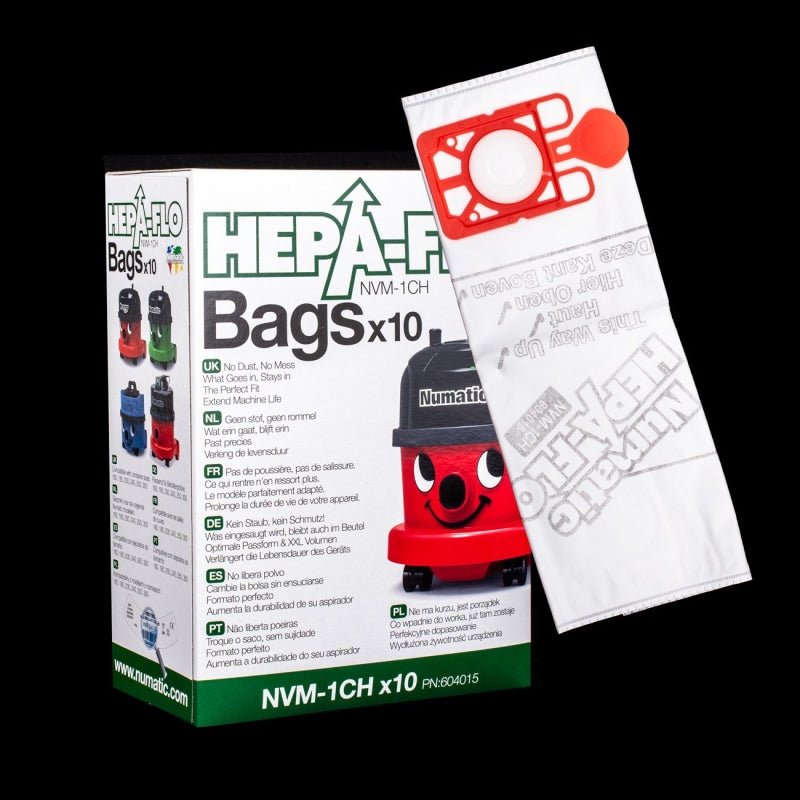 Numatic OEM Henry HEPA Bag - 10 Pack - Vacuum Bags