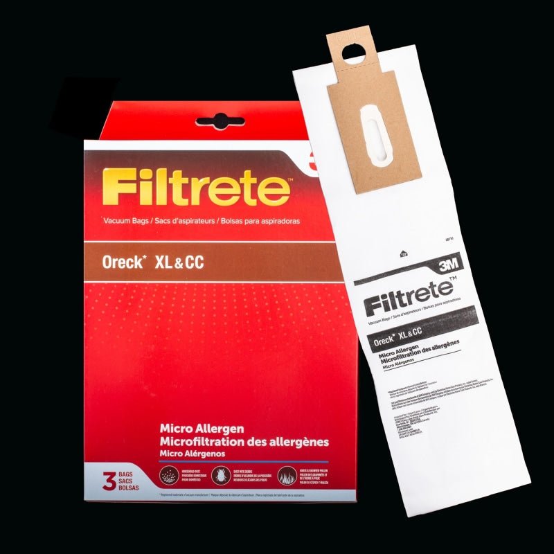 Oreck 3M Filtrete Bag XL & CC - Vacuum Bags