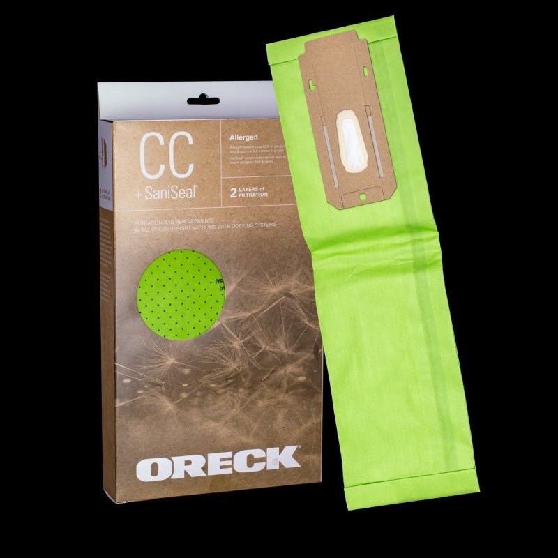 Oreck OEM Paper Bag Type CC - High Density Saniseal Allergen - Vacuum Bags
