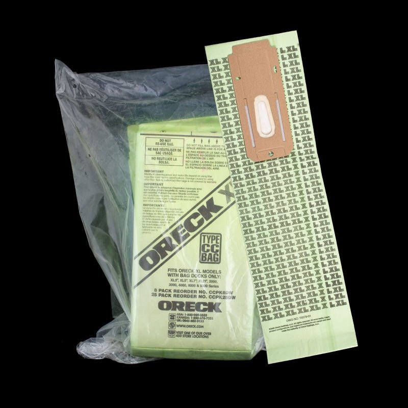 Oreck Paper Bag For Docking And Non-Docking Models 25-Pack OEM