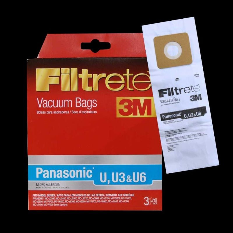 Panasonic 3M Filtrete Bag U U3 & U6 - Vacuum Bags