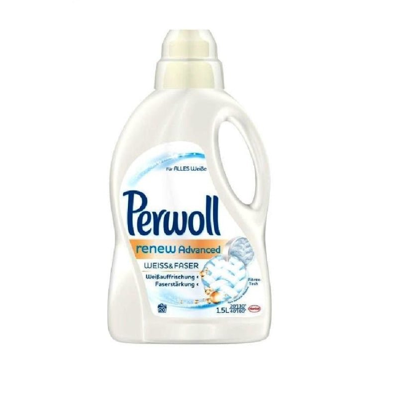 Perwoll Renew + White Liquid Laundry Detergent - 20 Wash Loads - Cleaning Products