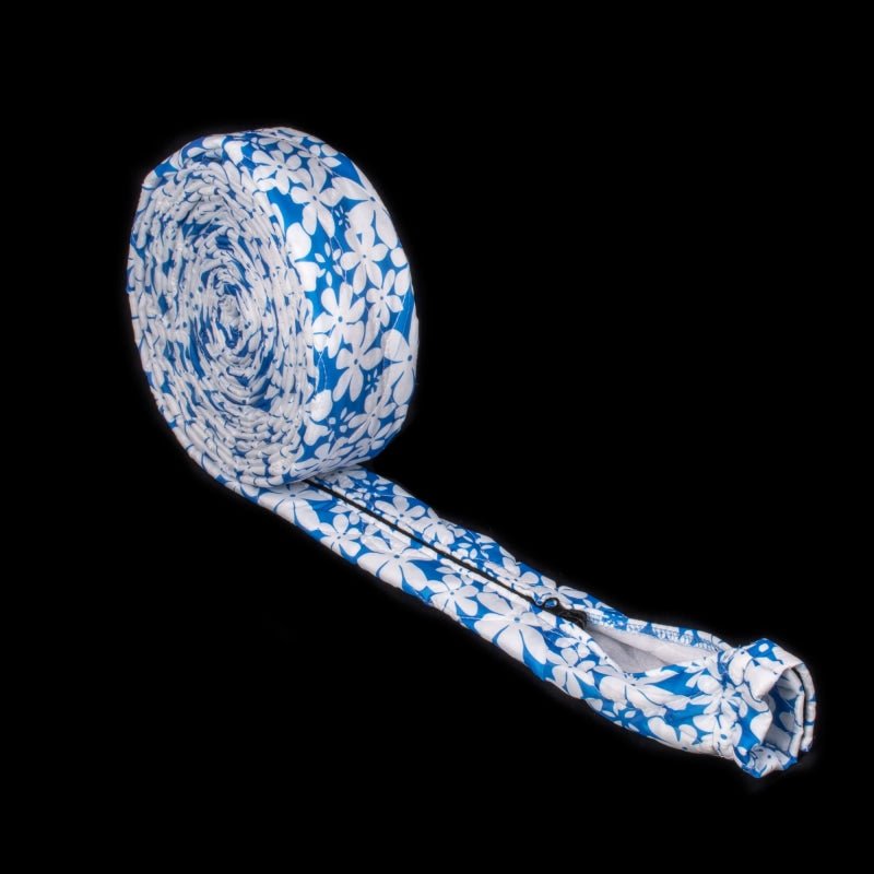 Plastiflex 30’ Hose Sock Blue Blossom Zippered