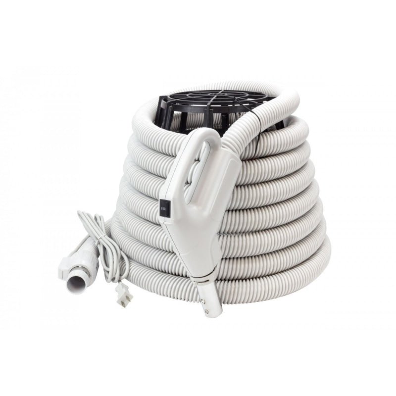 Plastiflex Electric Hose For Central Vacuum 30' Grey