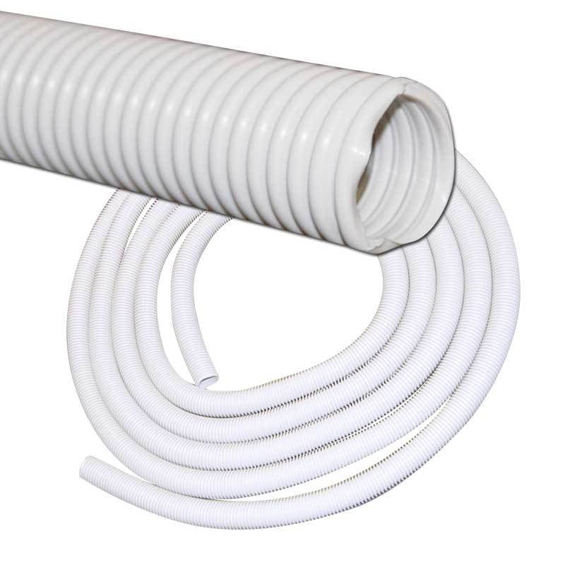 Plastiflex Light Grey Crushproof Air Hose - 60 X 1 1/4 - Central Vacuum Hoses