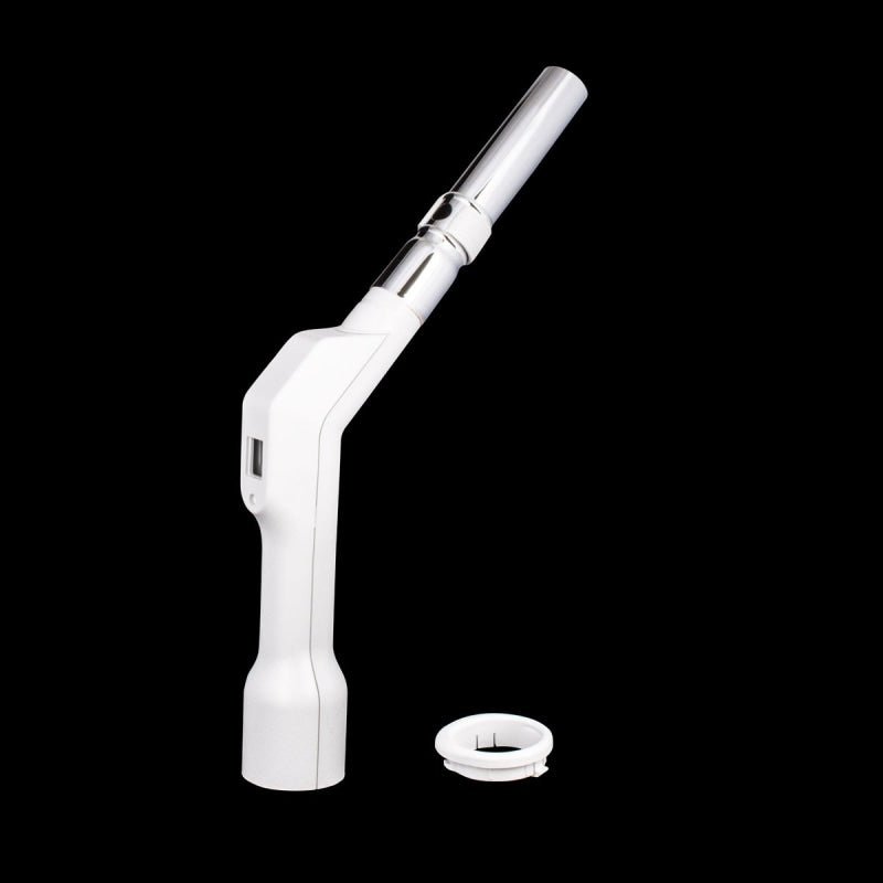 Plastiflex Low Voltage Central Vacuum Hose Handle - Pistol Style - White - Hose Handle