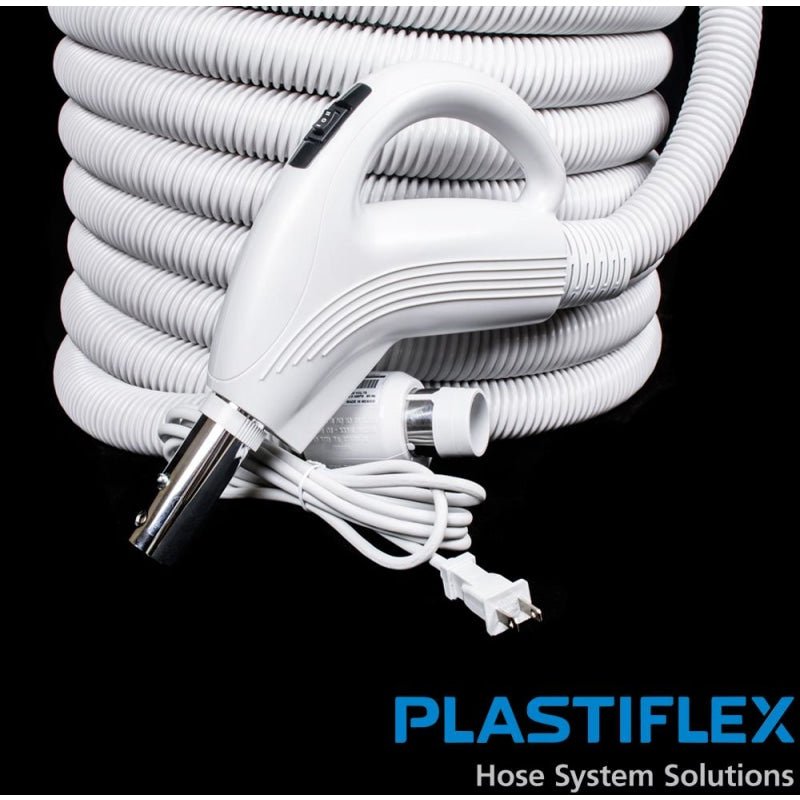 Plastiflex Valueflex Crushproof Central Hose Gas Pump Swivel Handle 30’ Light Grey