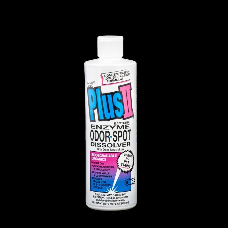 Plus Ii Bacteria Enzyme Stain & Odor Remover 16 Ounce - Cleaning Products