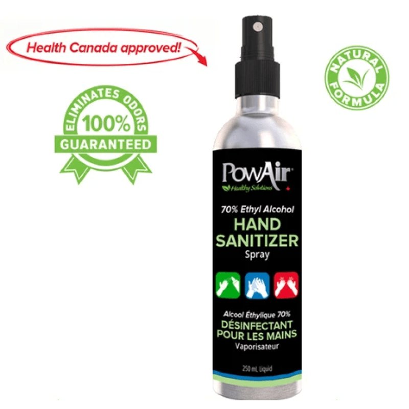 PowAir® Hand Sanitizer Spray- 250 mL - Cleaning Products