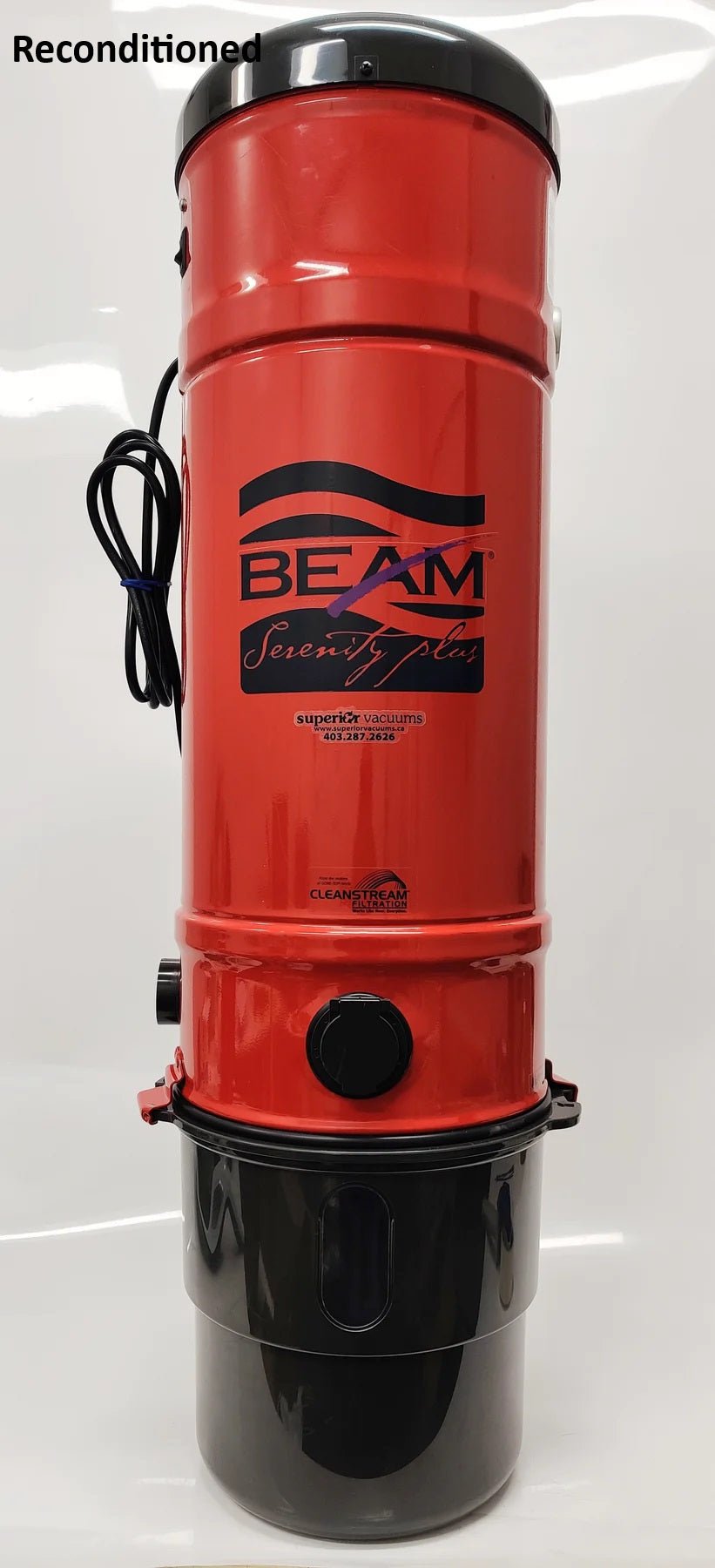 Powerful Beam Classic Central Vacuum with 550 Air Watt Motor
