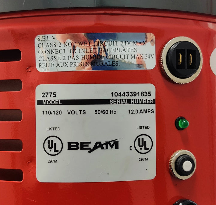 Powerful Beam Classic Central Vacuum with 550 Air Watt Motor