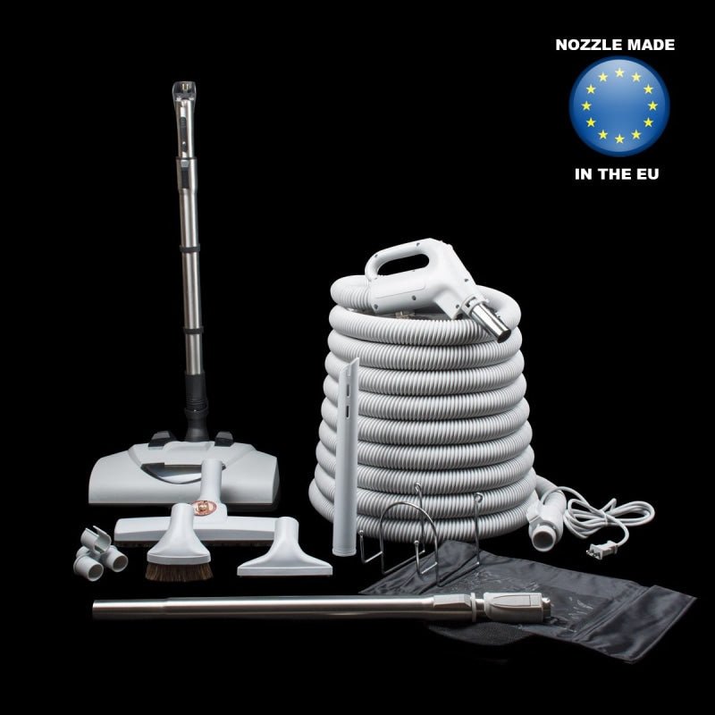 Premium Central Vacuum Power Nozzle Kit With EBK360 Power Nozzle Light Grey