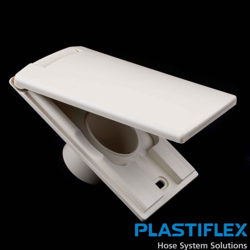 Plastiflex Central Vacuum Valve Full Door Designer R-Vex - Almond Bisque 3 X 5 - Central Vacuum Parts