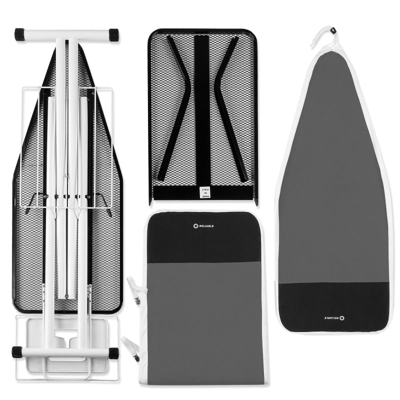 Reliable 320LB Premium Home Ironing Board With Vera Foam Cover Set - Steam Cleaners
