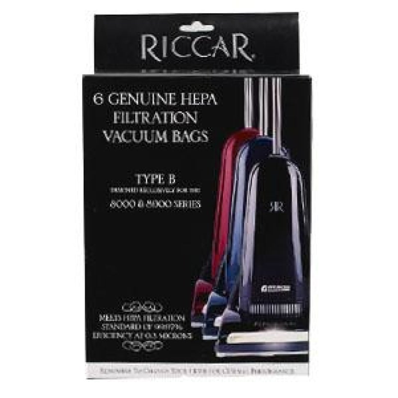 Riccar HEPA Bag Upright OEM 6-Pack