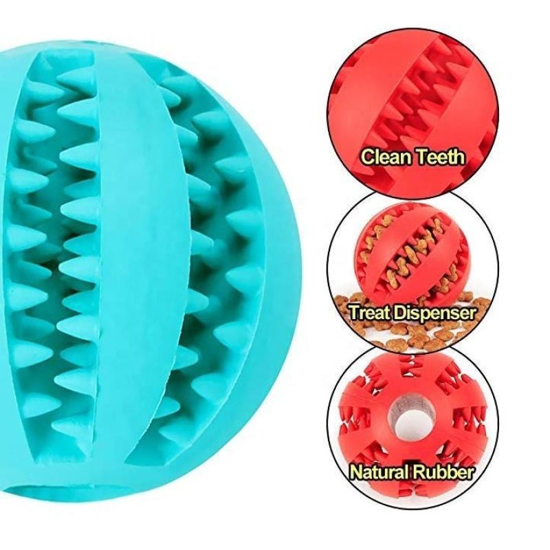 Rubber Baseball Dog Chew Toy - Large - Pet Products