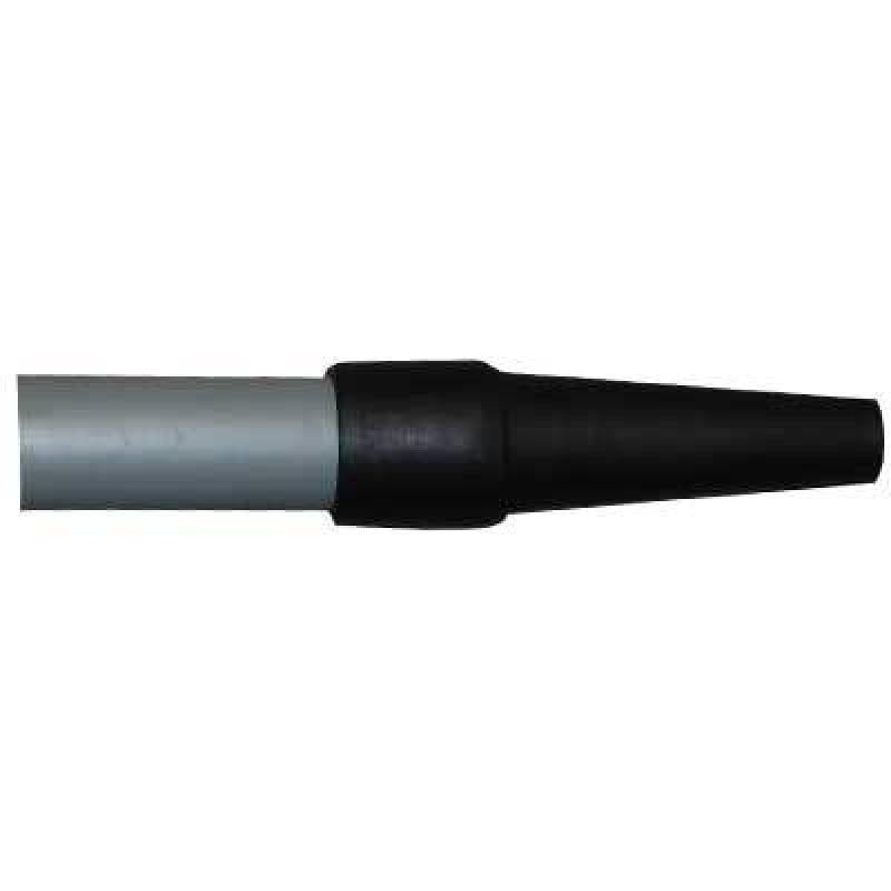 Rubber Blower Nozzle 9 Long x 1 1/2 With Plastic Hose Connector Tapered End - Vacuum Hoses