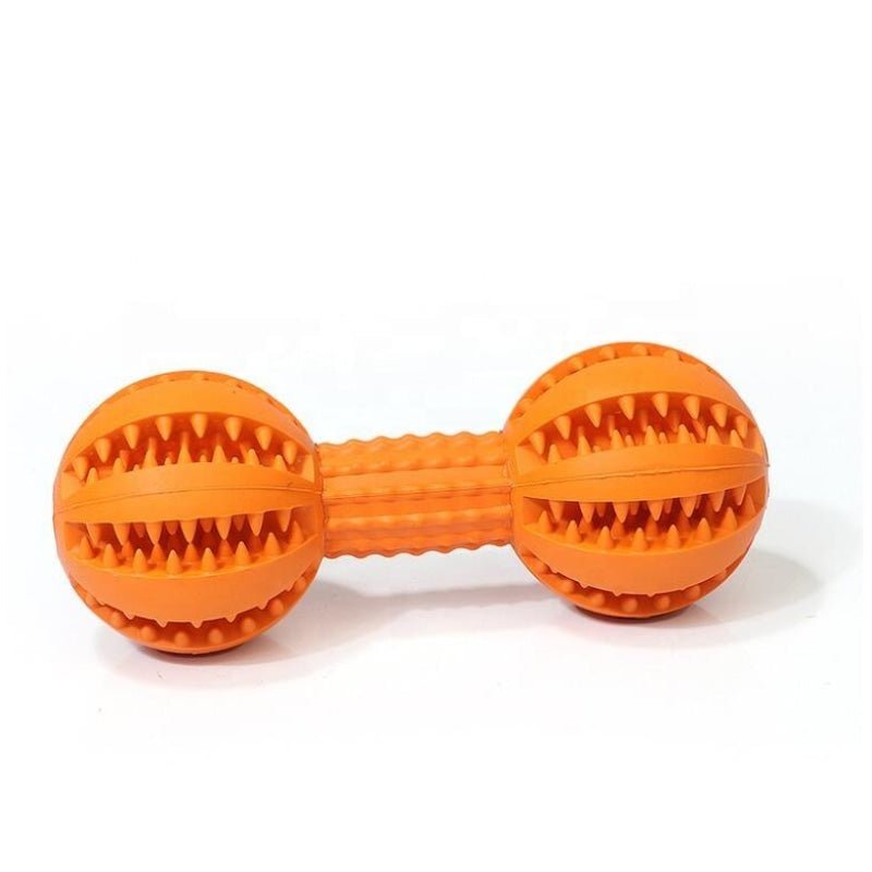 Rubber Dumbbell Bone Chew Toy - Small - Pet Products