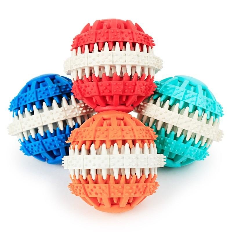 Rubber Gear Dog Dental Chew Ball Toy - Large - Pet Products