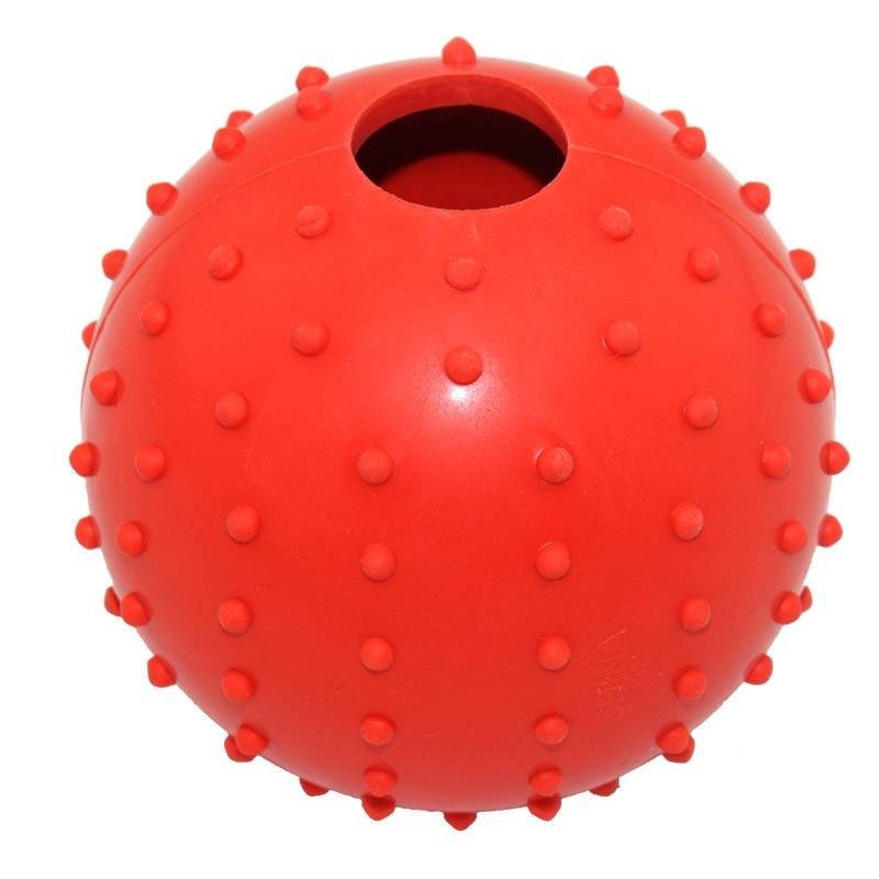 Rubber Spikey Ball with bell - Medium - Pet Products