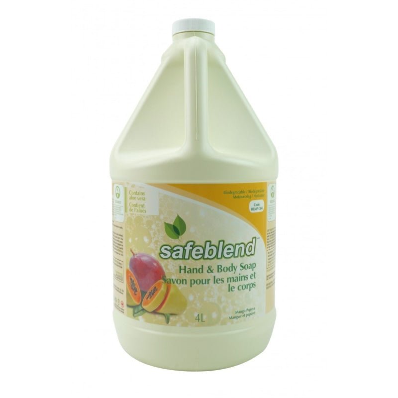 Safeblend Hand and Body Soap Mango Papaya 1.06 gal (4L)