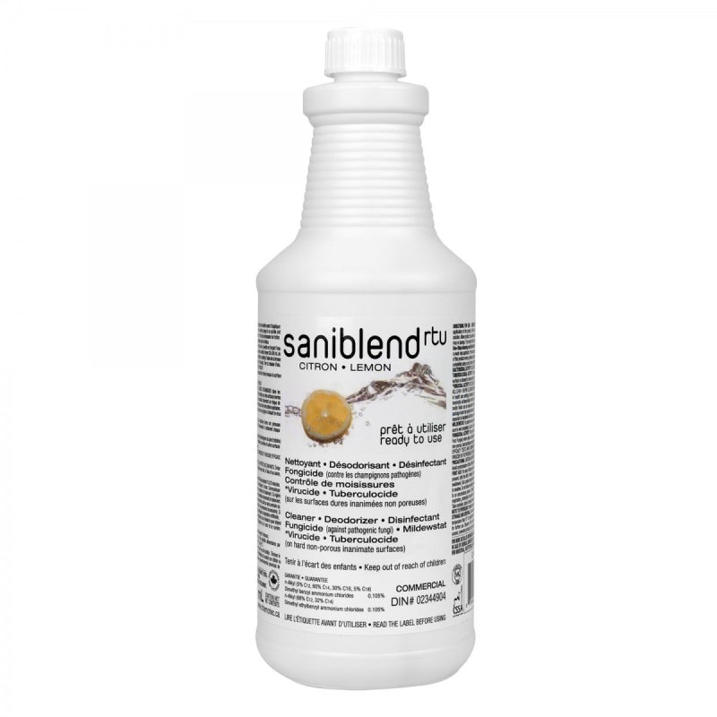 Saniblend Cleaner/Deodorizer/Disinfectant Lemon Scent-950ml - Cleaning Products