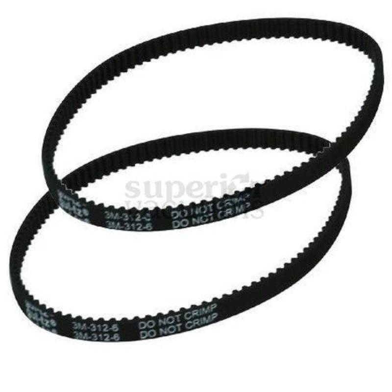 Sebo Belt Geared 2Pk Sebo X1 X3 X4 & Windsor Sensor 22 - Vacuum Belt