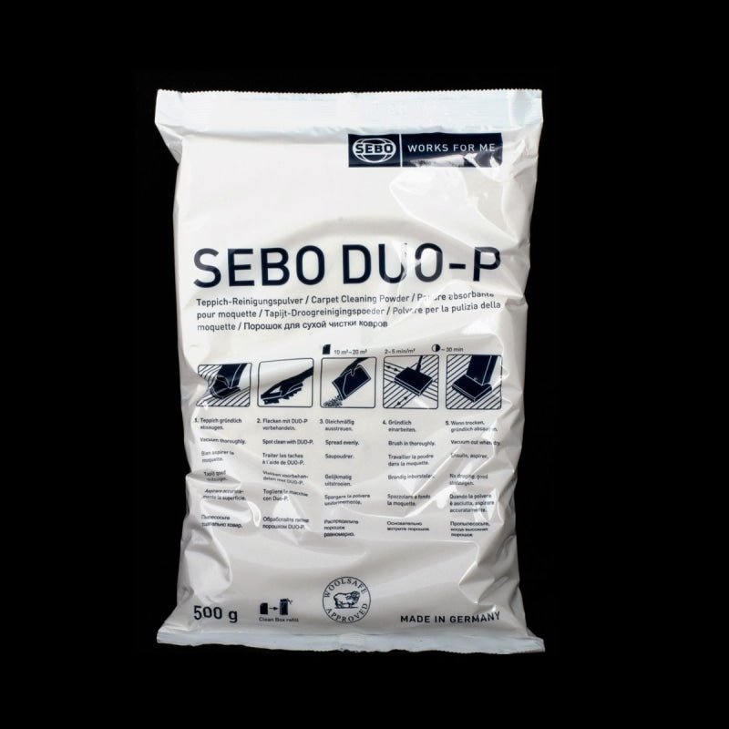 SEBO DUO Brush Dry Carpet Cleaning Machine