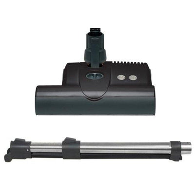 SEBO ET-1 Electric Power Head for Integrated cord Wand - Black / With Central Vacuum Wand - Electric Powerhead