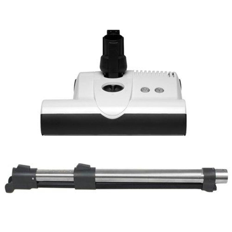 SEBO ET-1 Electric Power Head for Integrated cord Wand - White / With Central Vacuum Wand - Electric Powerhead