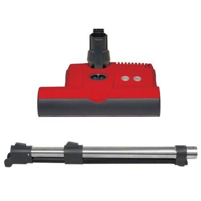 SEBO ET-1 Electric Power Head for Integrated cord Wand - Red / With Central Vacuum Wand - Electric Powerhead