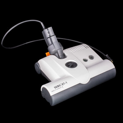Sebo Vacuum Cleaner 12 White with ET1 F1 Power Nozzle - Powerhead
