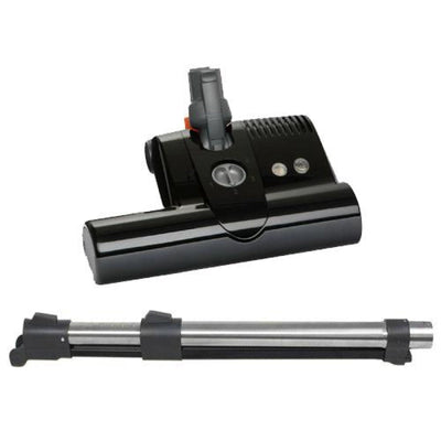 SEBO ET-2 Electric Power Head 15 for Integrated cord Wand - Black / With Central Vacuum Wand - Electric Powerhead