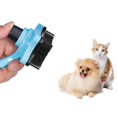 Self Cleaning Pet Brush - Blue - Pet Products