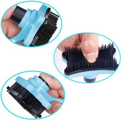 Self Cleaning Pet Brush - Blue - Pet Products