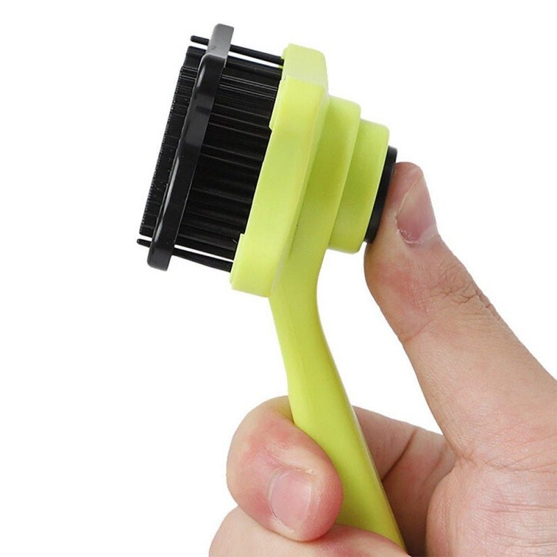 Self Cleaning Pet Brush  - Yellow - Pet Products