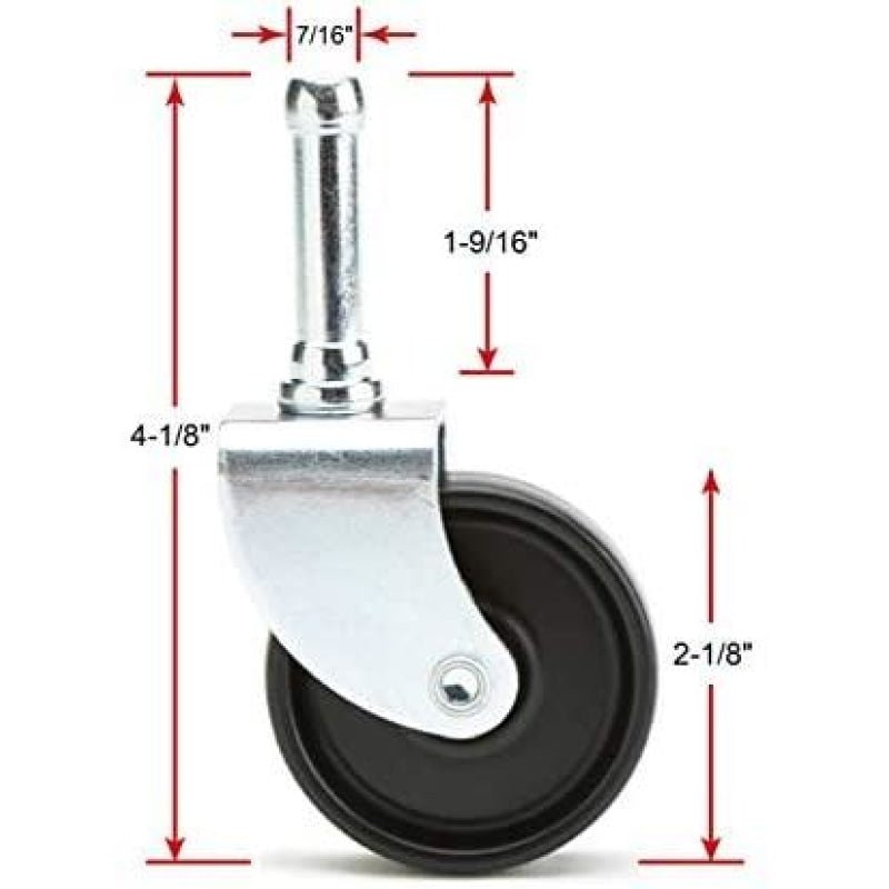 SHOP-VAC Vacuum Replacement Caster (1 Caster Wheel) - Vacuum Parts