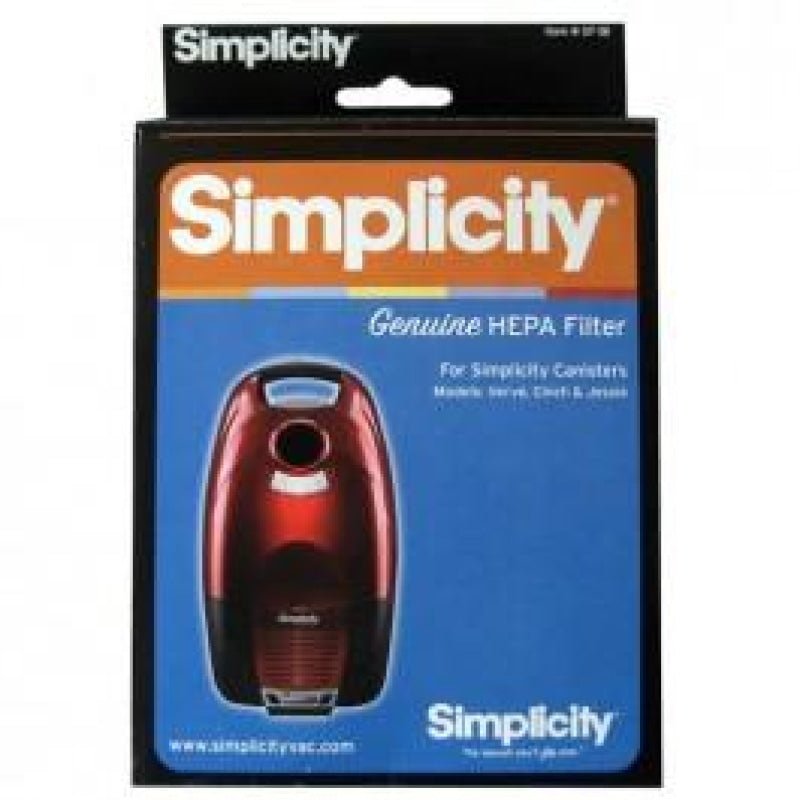 Simplicity Oem Hepa Exhaust & Secondary Filter - Vacuum Filters